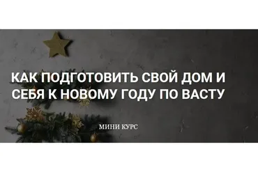 Как подготовить свой Дом и себя к Новому году по Васту + эфиры в инстаграм (Екатерина Сидягина)