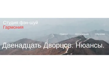 [Студия Фэн-шуй Гармония] Двенадцать Дворцов. Нюансы (Юлия Бальсина)