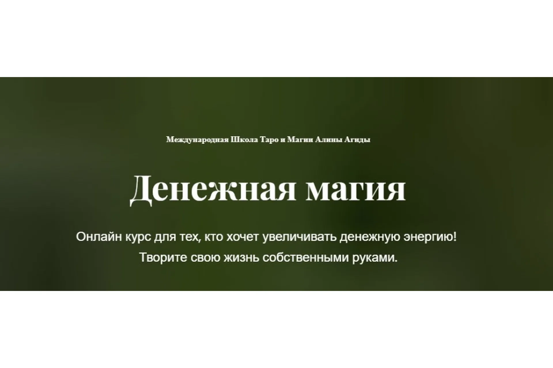 Денежная магия (Алина Агида), фото 1 из 1.