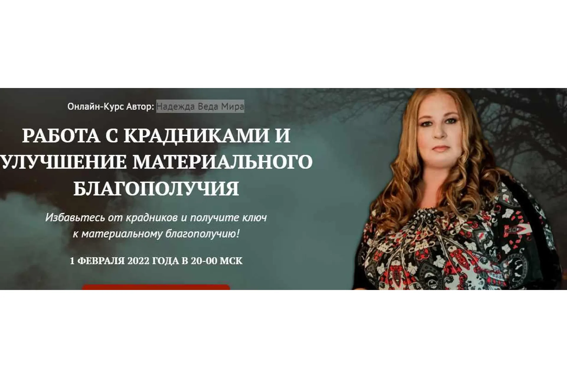 [Neso Akademie] Работа с крадниками и улучшение материального благополучия (Надежда Веда Мира), фото 1 из 1.