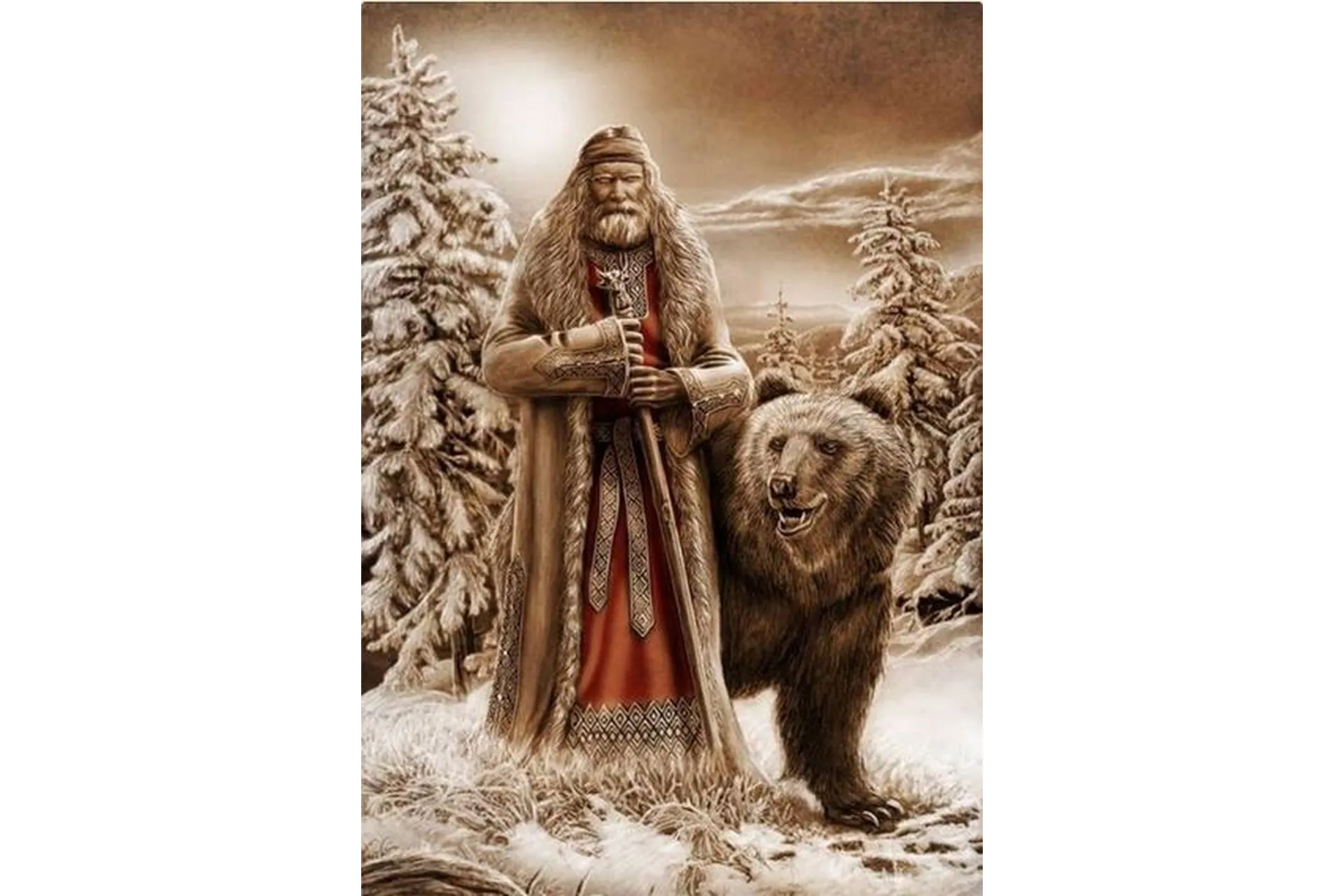 [Вселенная тайных знаний] Открытие дорог, на деньгу. Велес и Кошт (Paloma), фото 1 из 1.