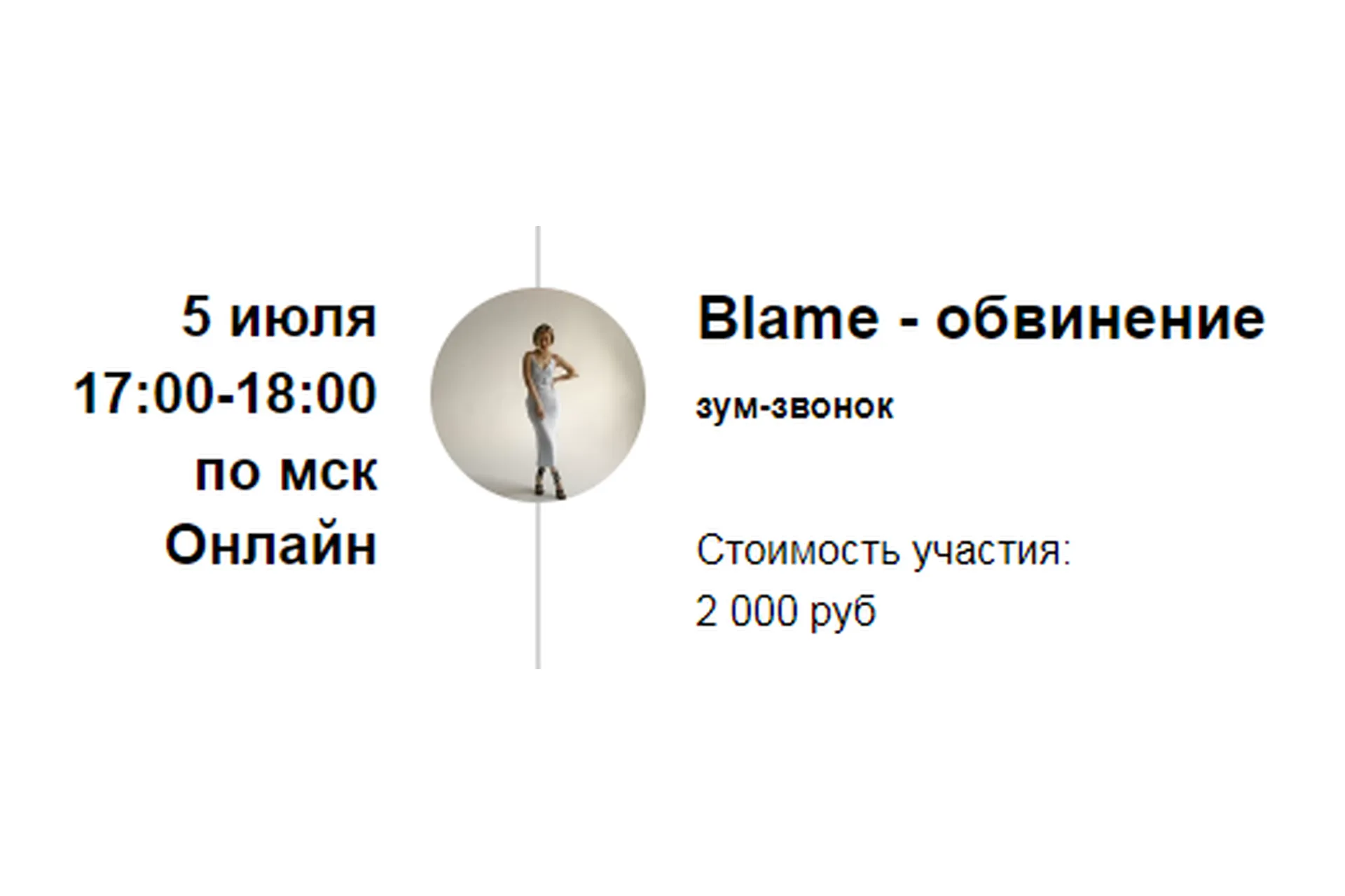 Зум-звонок «Blame - обвинение» (Марина Кульпина), фото 1 из 1.
