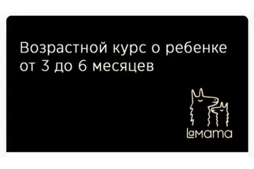 [LaMama] Возрастной курс о ребенке 3-6 месяцев (Марина Кучина)