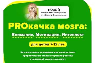 Proкачка мозга: внимание, мотивация, интеллект. Тариф «Золото» (Шамиль Ахмадуллин)