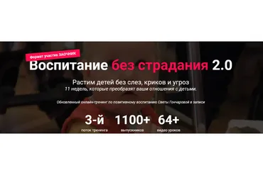 Воспитание без страдания 2.0. Третий поток. Пакет «Заочник» (Света Гончарова)