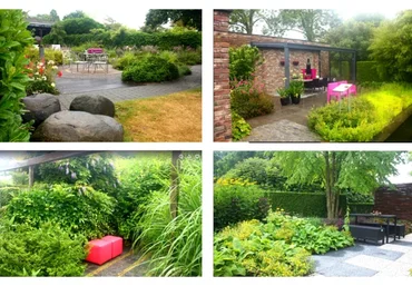 Место отдыха в современном саду (Наталья Мягкова)