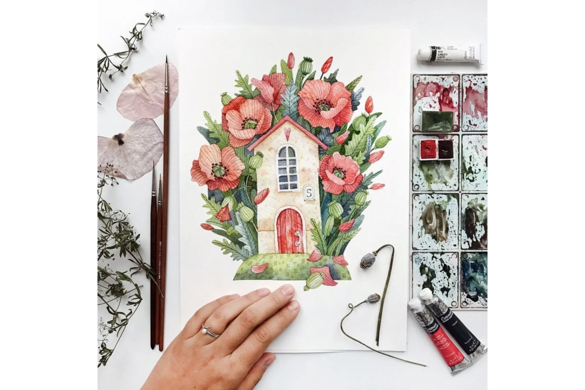 Акварельный скетчинг (Анна Белоусова), фото 1 из 1.