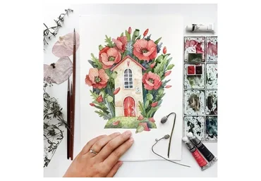 Акварельный скетчинг (Анна Белоусова)