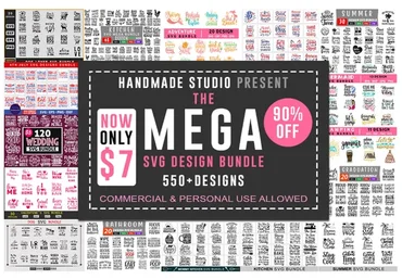 [Creativefabrica] The Mega SVG Bundle (SVGstore)