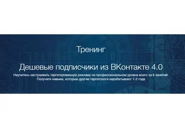 [Молекулы рекламы] Дешевые подписчики из ВКонтакте 4.0. Пакет «vip» (Наталья Свяжина)