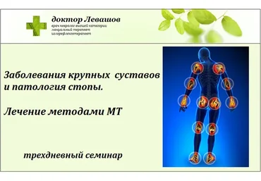 Заболевания крупных суставов и патология стопы. Лечение методами МТ (Игорь Левашов)