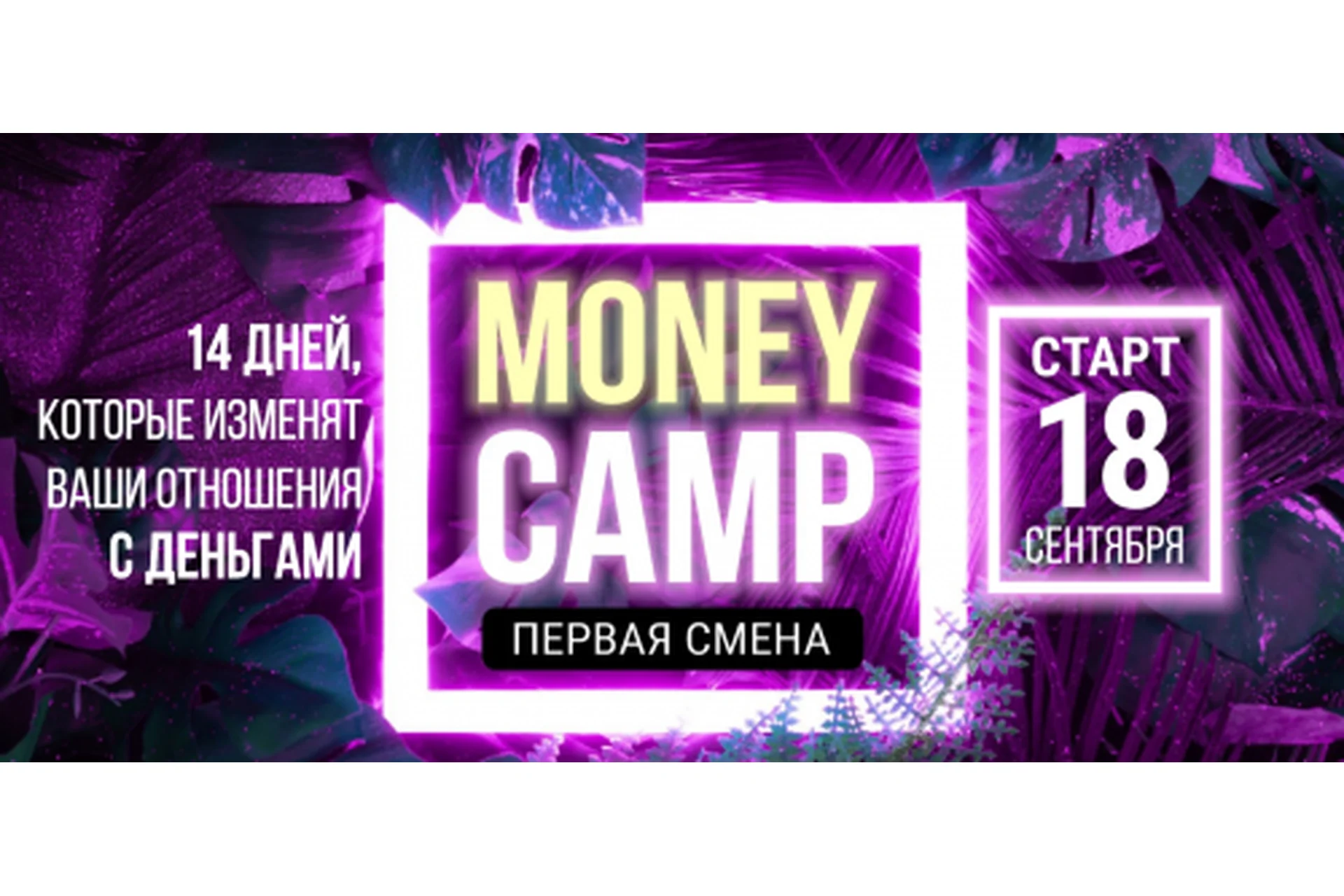 Money Camp. Первая смена. Тариф «Крутой» (Лилия Нилова), фото 1 из 1.