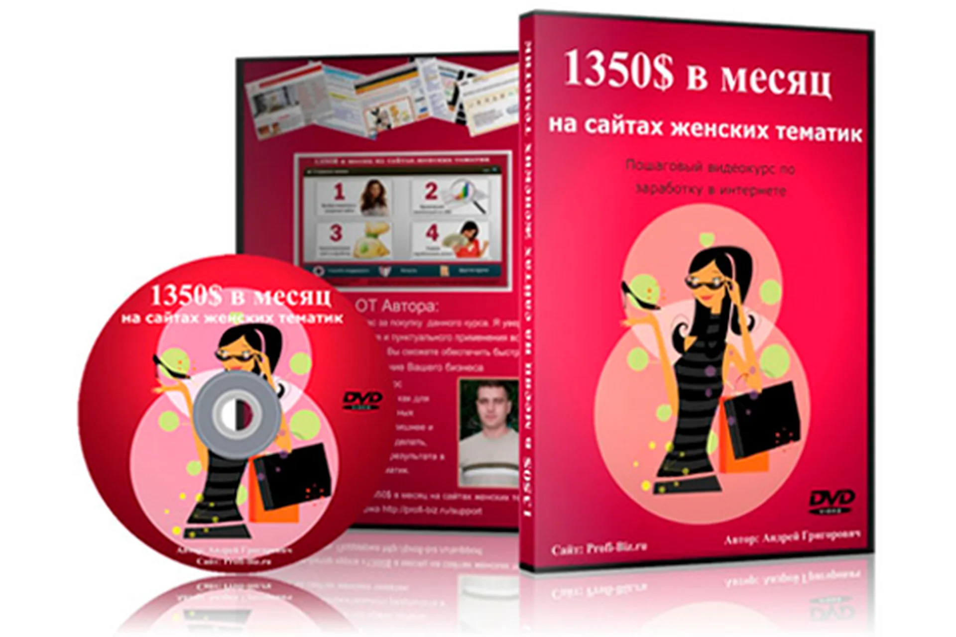 Как зарабатывать 1350$ в месяц, создав простой сайт на женскую тематику, фото 1 из 1.