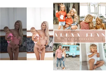 Теплые Пресеты Alexa Jean Photo Presets, LR + DNG (Alexa Jean)