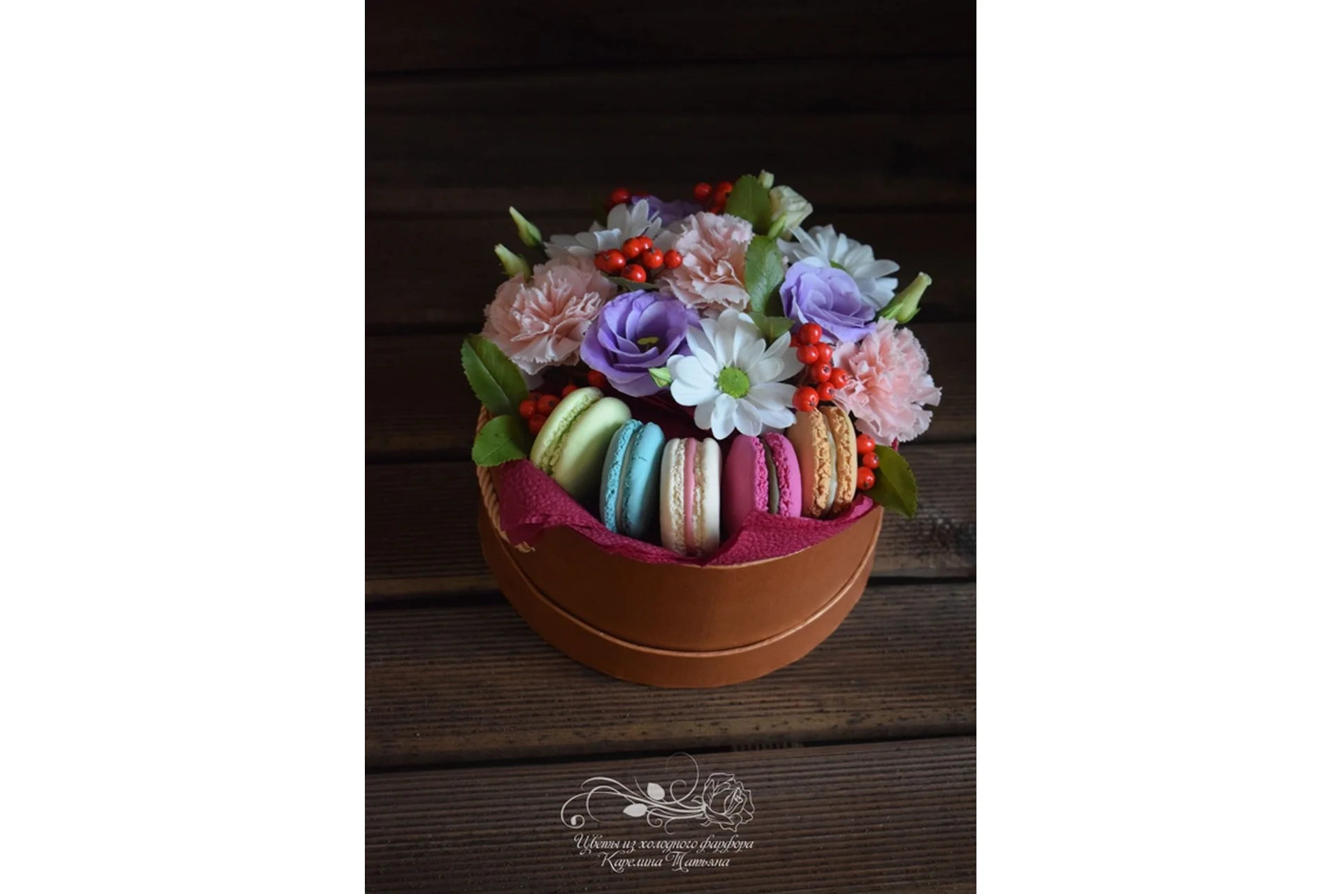 Букет «Венеция» из холодного фарфора (Татьяна Карелина), фото 1 из 1.