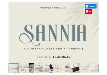 [Creativefabrica] Sannia Font (DisplayStudio_)