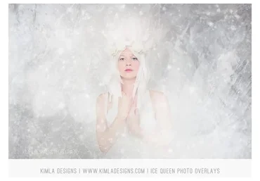 [Kimladesigns.com] Фотоналожения Ice Queen Photo Overlays
