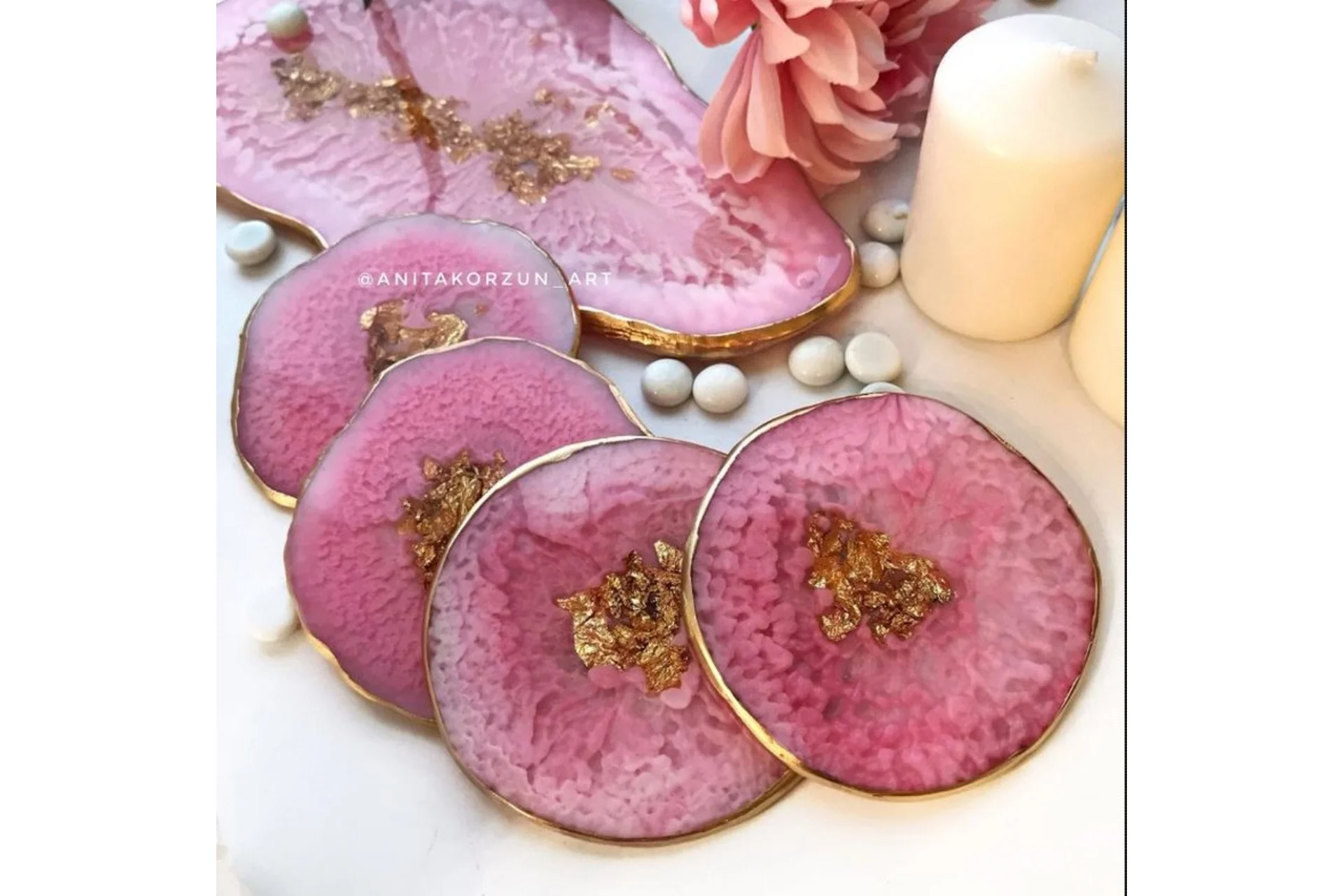 Подстаканники из эпоксидной смолы (Анита Корзун), фото 1 из 1.