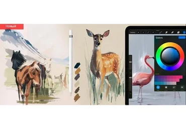 [markerschool] Procreate, цифровая иллюстрация. Анималистика. Пакет С проверкой  (Дарья Климова)