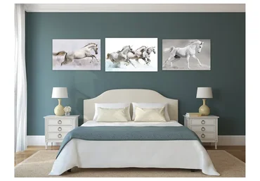 [Студия живописи] Триптих «Лошади, бегущие к мечте» (Ольга Базанова)