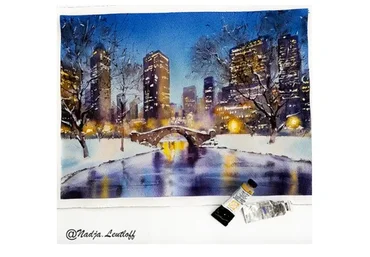 [Nadja Leutloff School] Центральный парк в Нью-Йорке (Надя Лойтлофф)