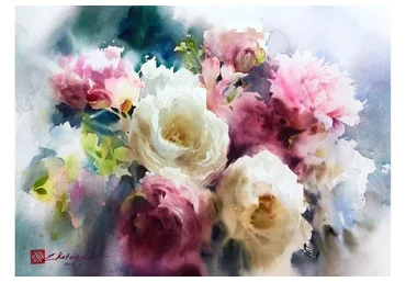 [Slon.it] Букет с пионами (Екатерина Сава)