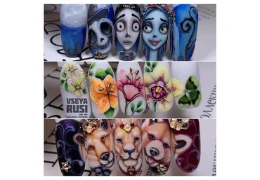 Набор «Flowers. Corpse Bride. Animal» (Татьяна Кашляева)