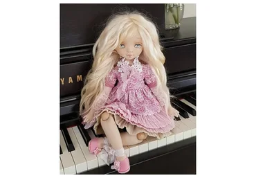 Кукла в технике Скульптурный текстиль (Ольга Ермак)