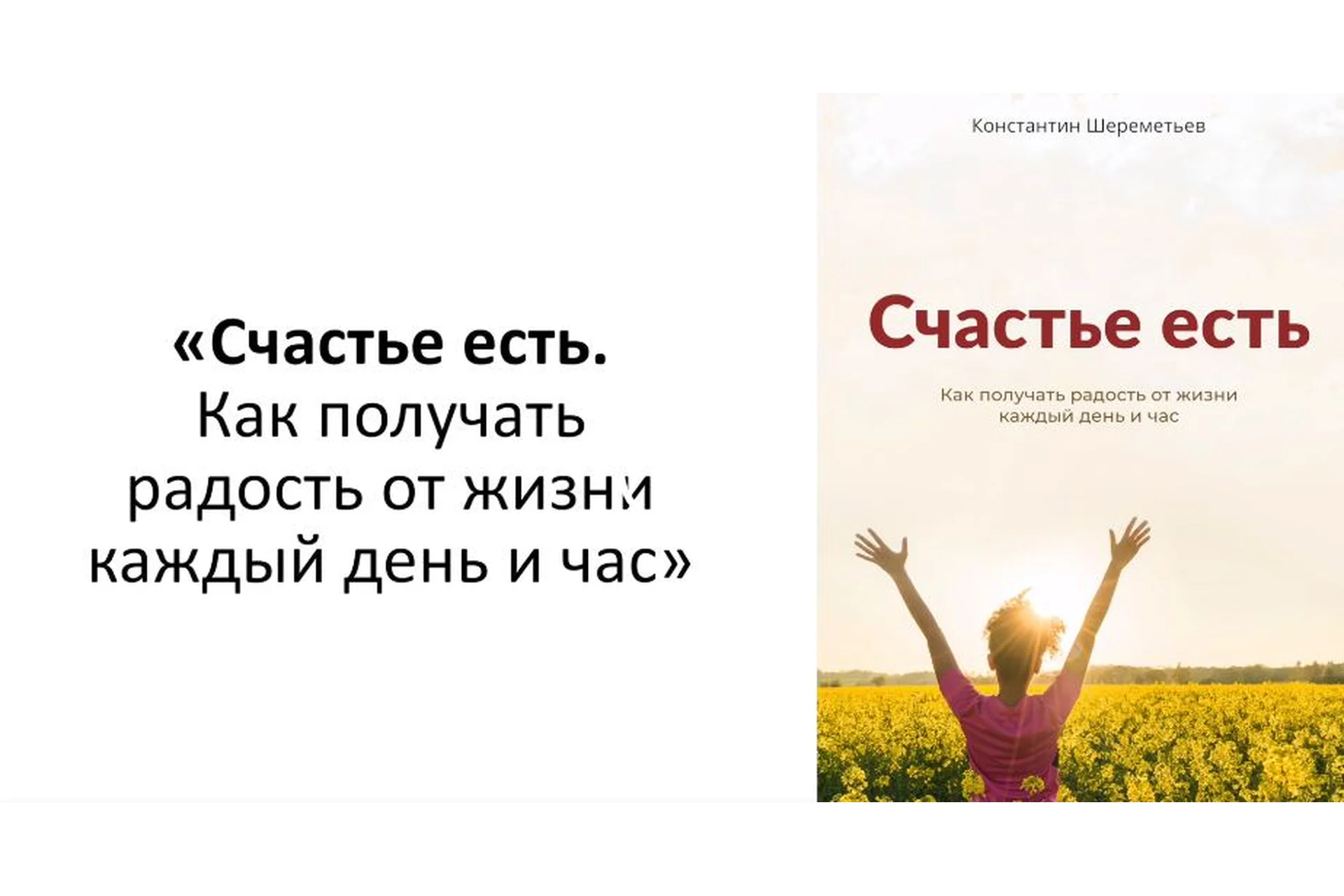 Счастье есть. Как получать радость от жизни каждый день и час. Тариф Базовый (Константин Шереметьев), фото 1 из 1.
