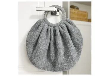 Сумка «Pouch» из бархатного шнура (Диана Бехет)