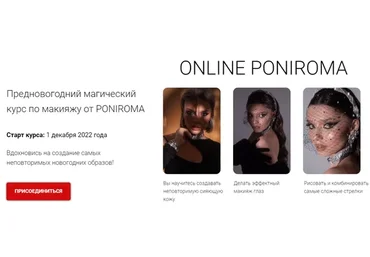 Предновогодний магический курс по макияжу от Poniroma. Тариф Start (Роман Пономарёв)