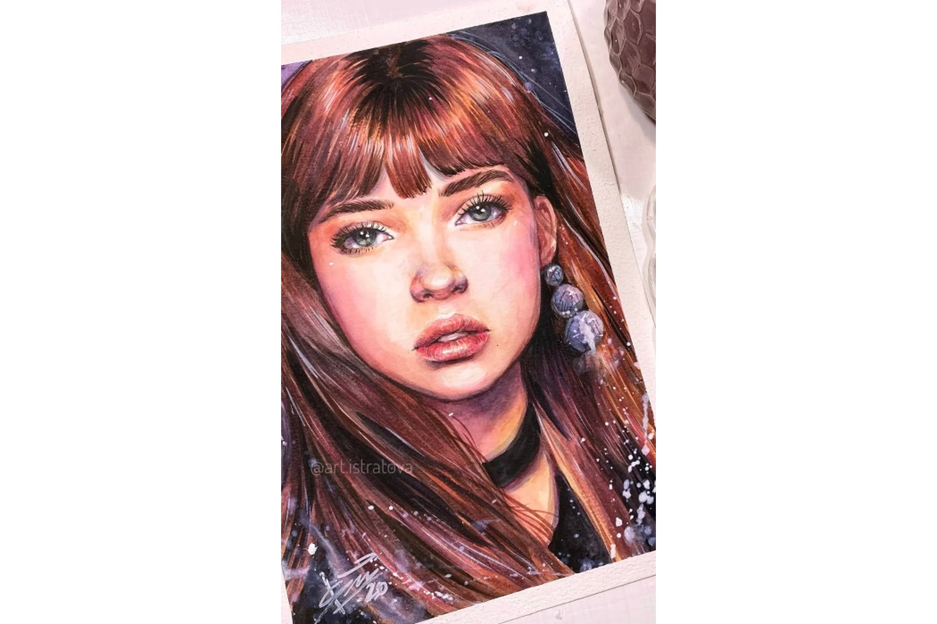 [Art Ist] Акварельный портрет, 2020 (Яна Истратова), фото 1 из 1.