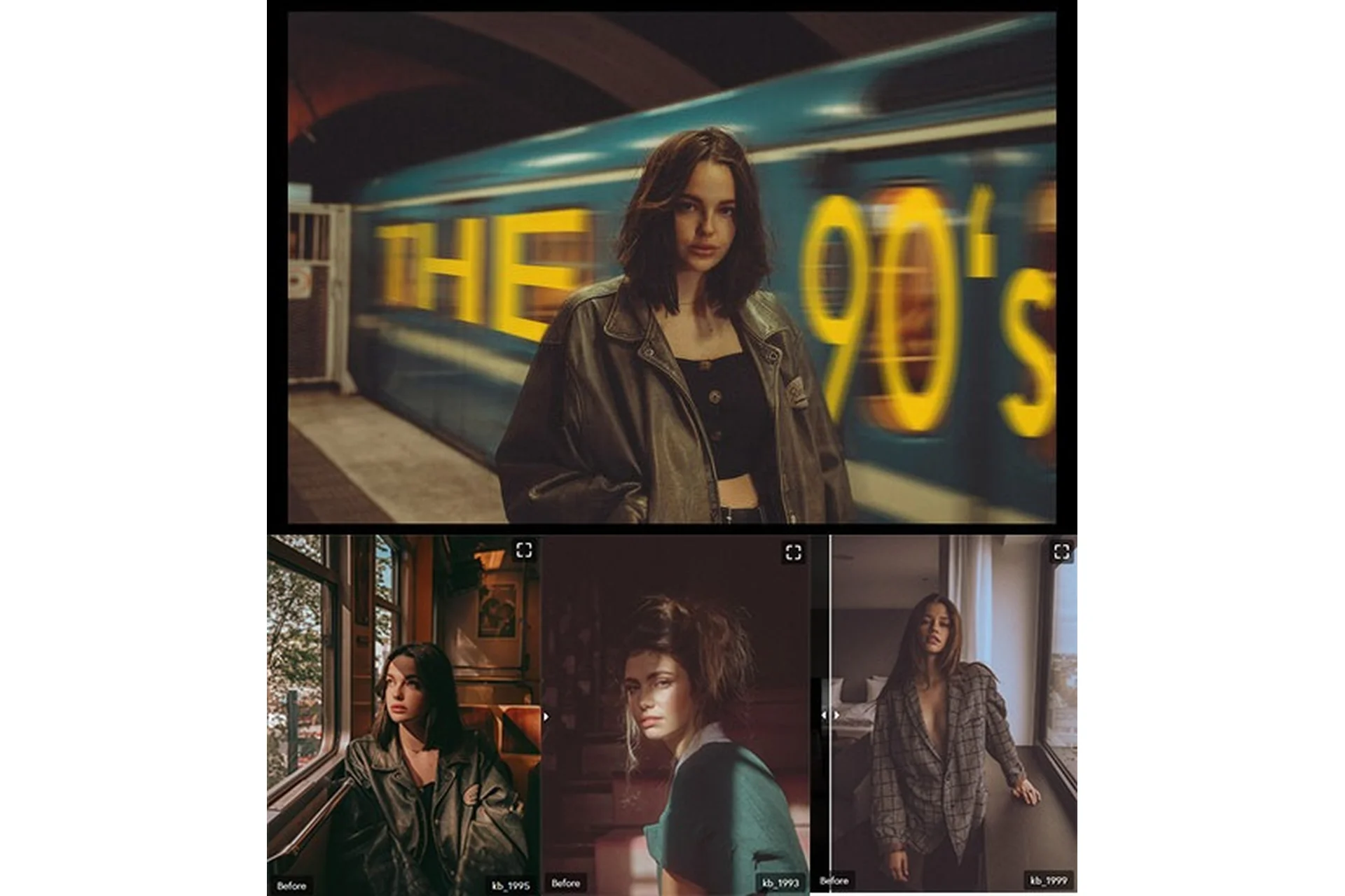 Винтажные портретные пресеты. 90's Preset Pack (Kai Boet), фото 1 из 1.