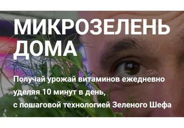 [Онлайн-школа Микрозелени] Микрозелень дома. Тариф Базовый (Иван Воробьев)