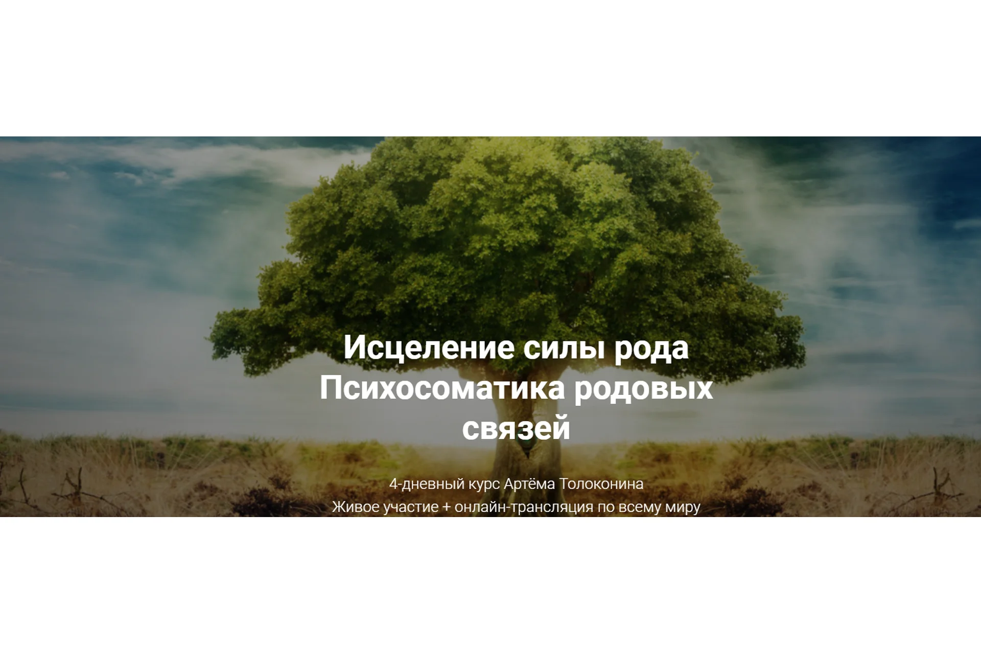 Исцеление силы рода. Психосоматика родовых связей (Артем Толоконин), фото 1 из 1.