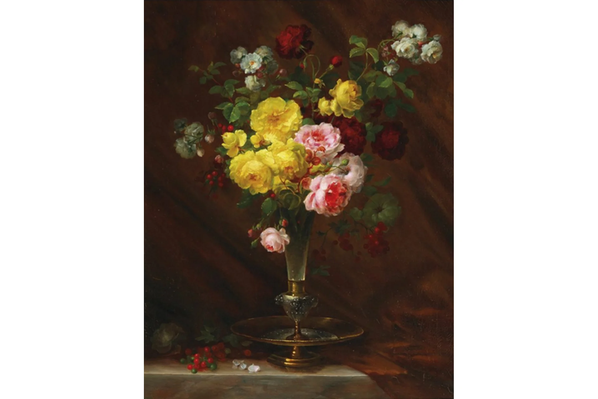 [ZartSchool] Розы в вазе (Татьяна Зубова), фото 1 из 1.