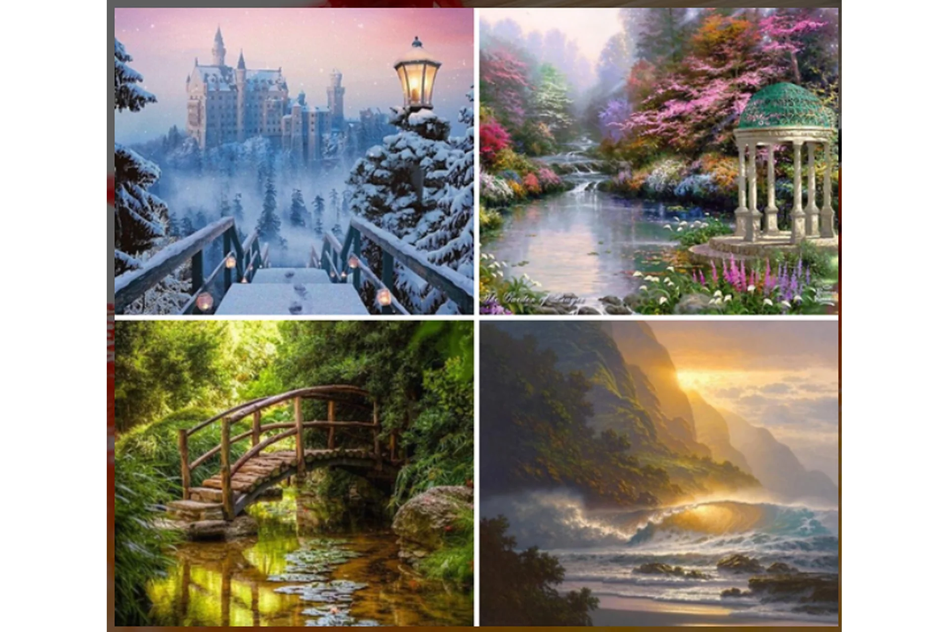 [Студия живописи] Пейзажи мечты. Пакет минимальный (Ольга Базанова), фото 1 из 1.