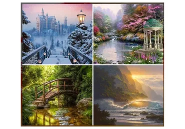 [Студия живописи] Пейзажи мечты. Пакет минимальный (Ольга Базанова)