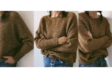 [Вяжи.ру] Джемпер оверсайз Raakel