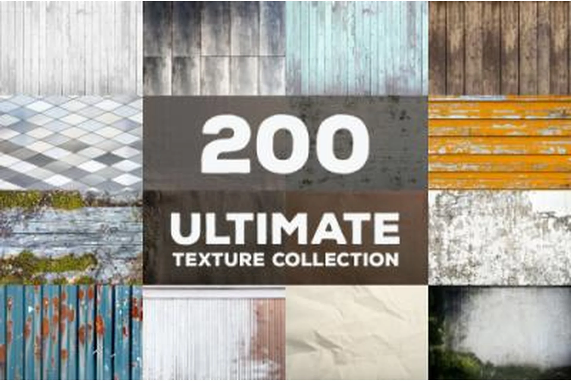 [creativemarket.com] Пакет из 200 текстур Ultimate Textures Package, фото 1 из 1.