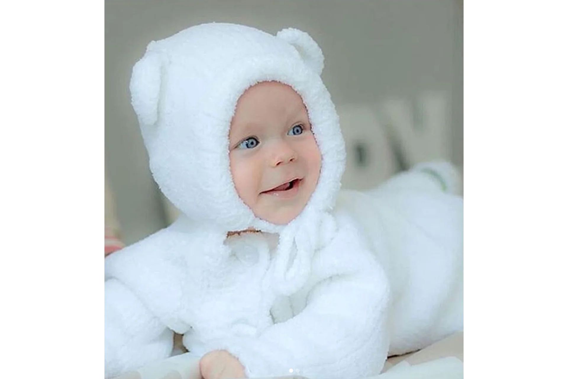 Плюшевый комбинезон с ушками (knitting.ideas), фото 1 из 1.