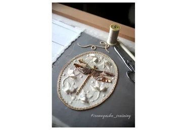 Стрекоза. Обучение ручной вышивке (Ирена Гаша)