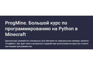 [stepik] ProgMine. Большой курс по программированию на Python в Minecraft (Александр Бобуров)