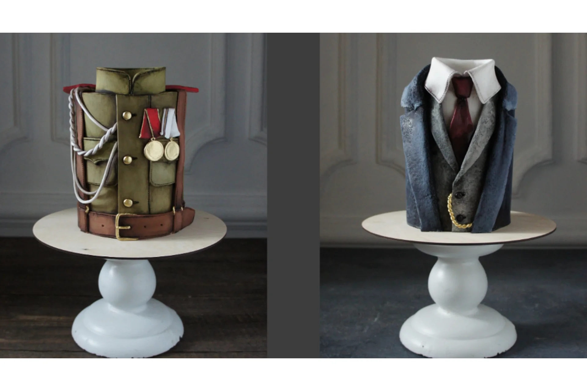 [Gnut Cake School] Декор тортов «Костюмы». Тариф Комбо костюмы (Елена Гнут, Екатерина Герасимова), фото 1 из 1.