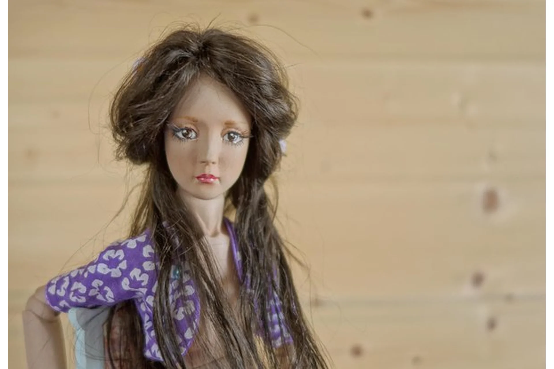 Шарнирная кукла из самозастывающего пластика LaDoll (Рузанна Якупова), фото 1 из 1.