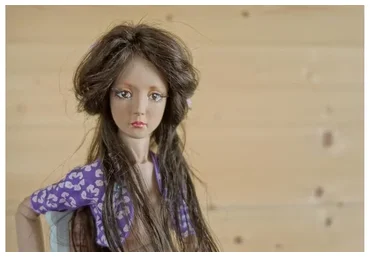 Шарнирная кукла из самозастывающего пластика LaDoll (Рузанна Якупова)