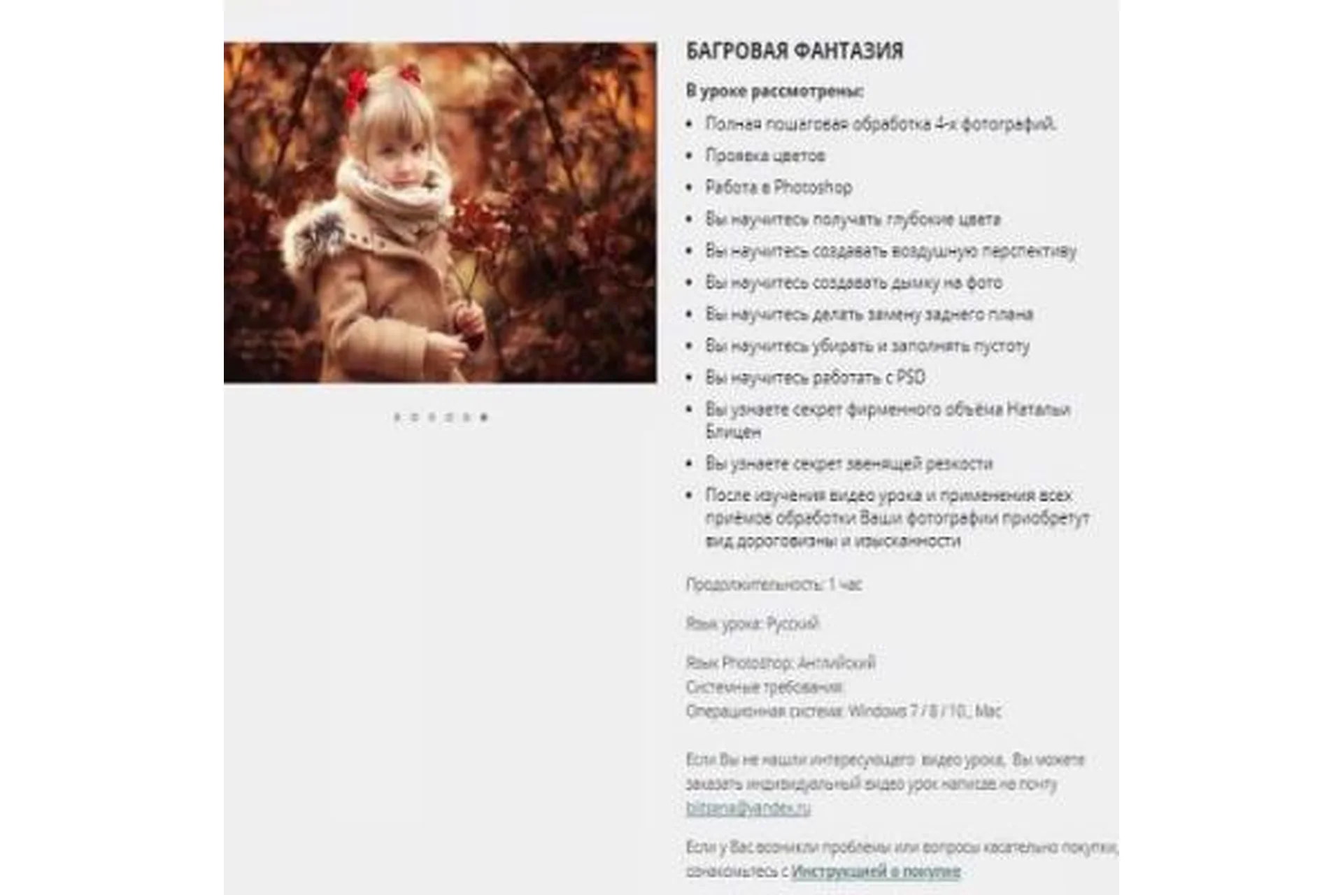 Багровая фантазия (Наталья Блицена), фото 1 из 1.