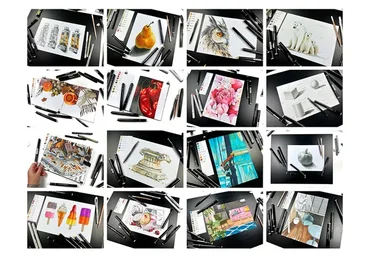 [Художник Online] Скетчинг маркерами 2.0 (Дарья Куцаева)