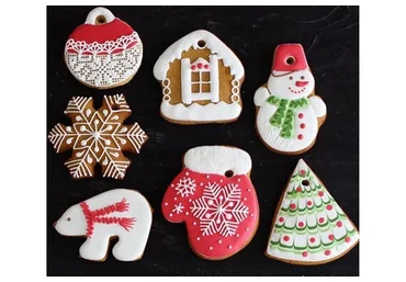 Пряники: Новогодние игрушки (Вера Черневич)