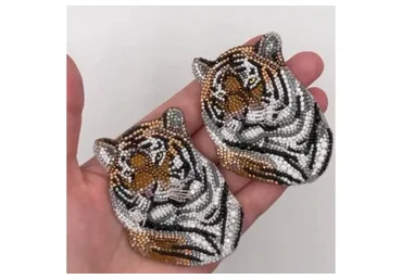 Мастер-класс по броши Тигр (Элина Жук)